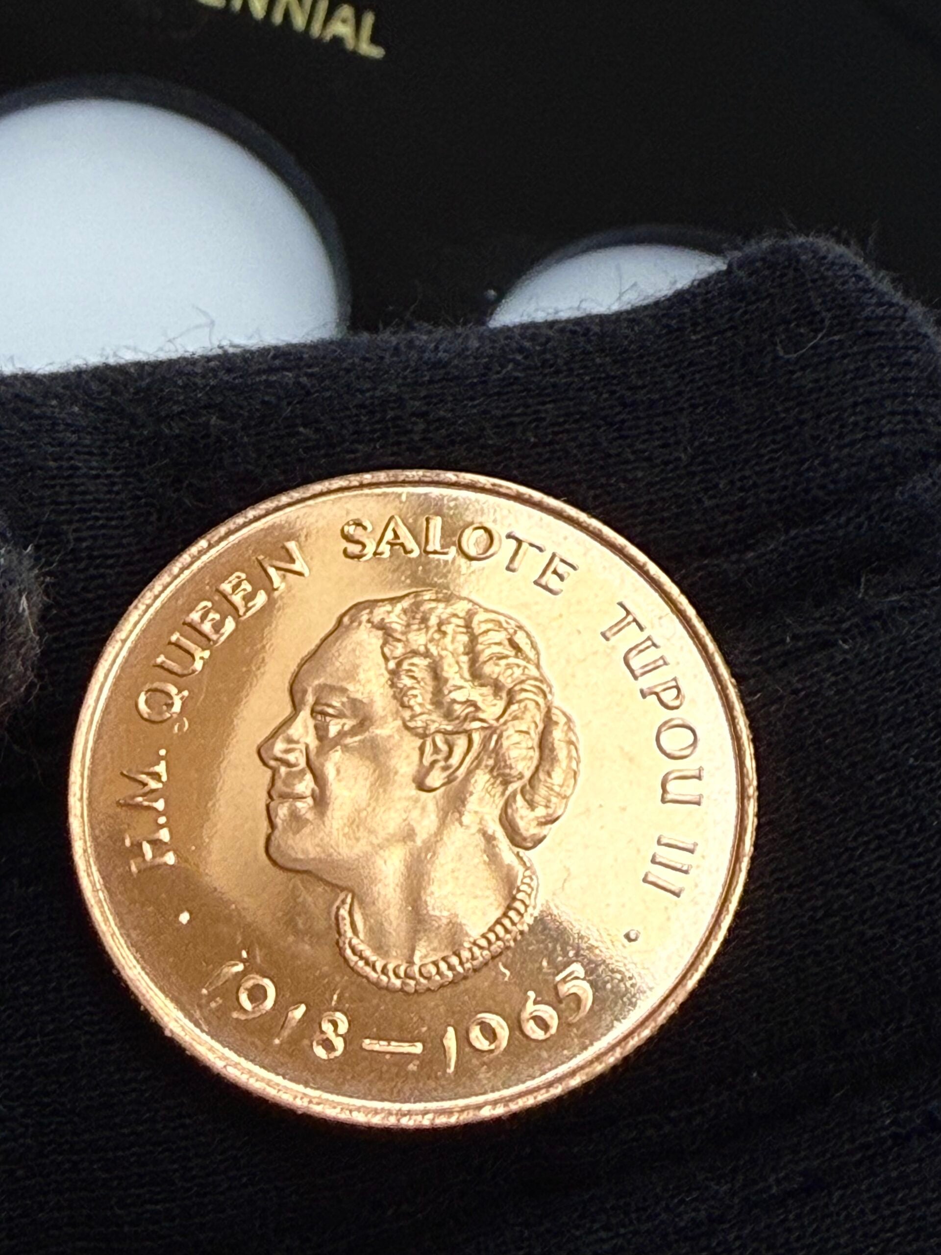 Тонга, Конституция столетия Паанги, 1975 г., Тауфаахау Тупоу iv Proof Gold