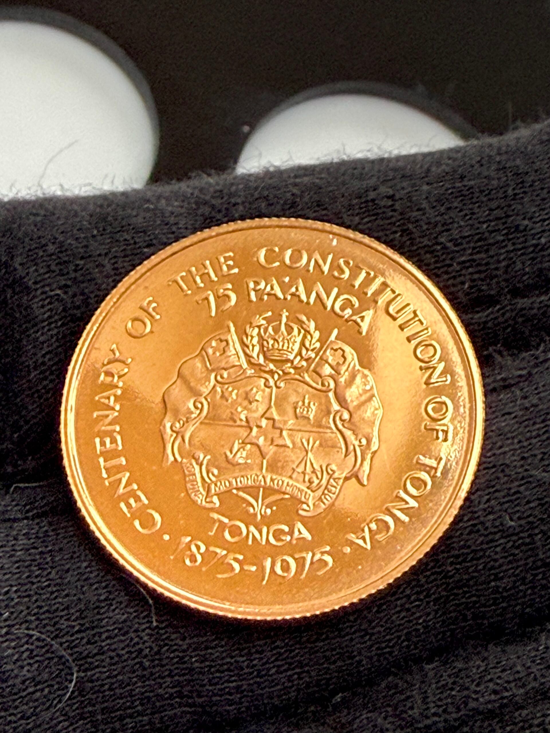 Тонга, Конституция столетия Паанги, 1975 г., Тауфаахау Тупоу iv Proof Gold