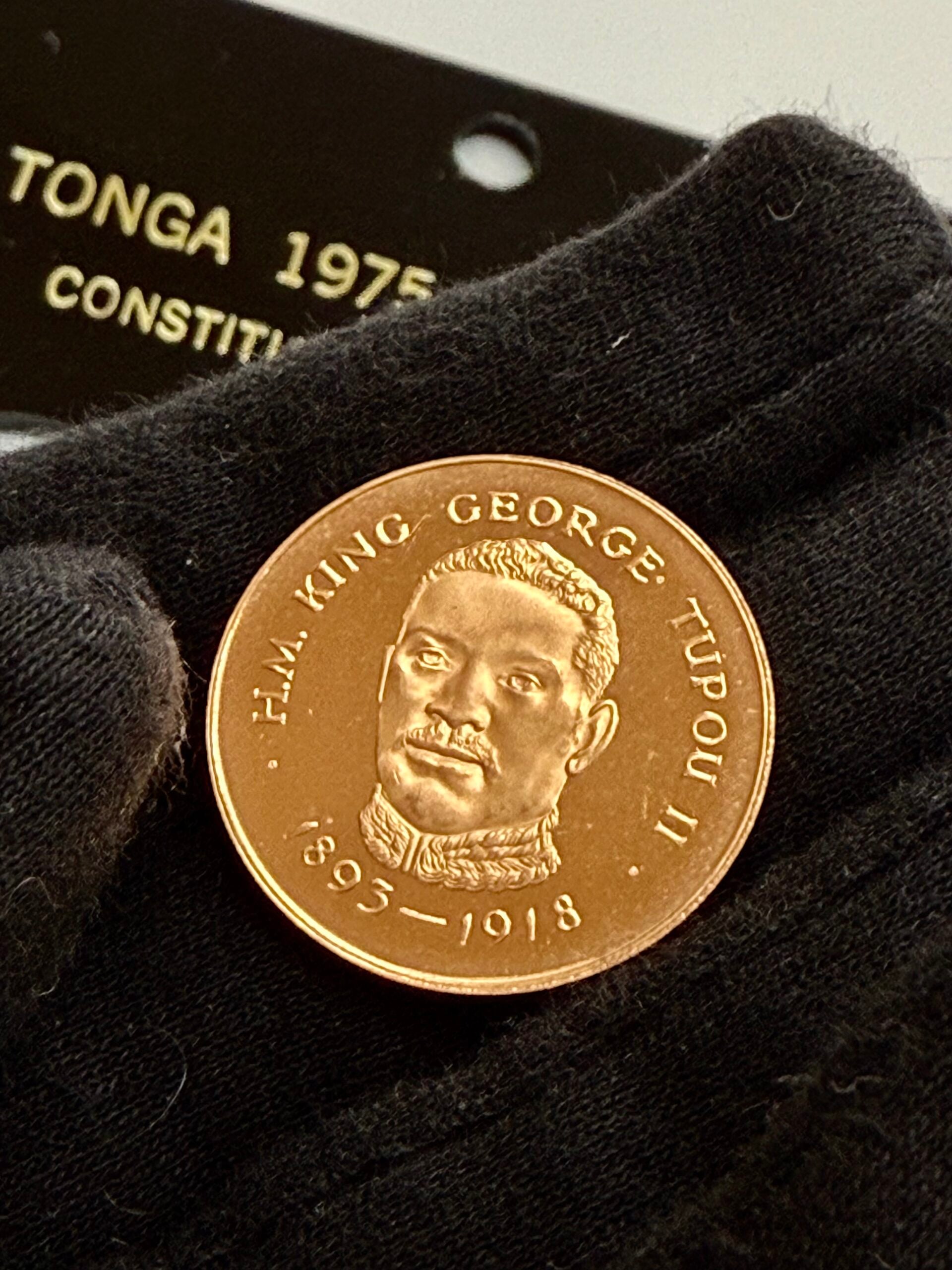 Тонга, Конституция столетия Паанги, 1975 г., Тауфаахау Тупоу iv Proof Gold