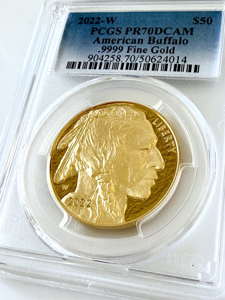 美国 美国 Bufflao 2022 50 美元 PCGS PR70 DCAM