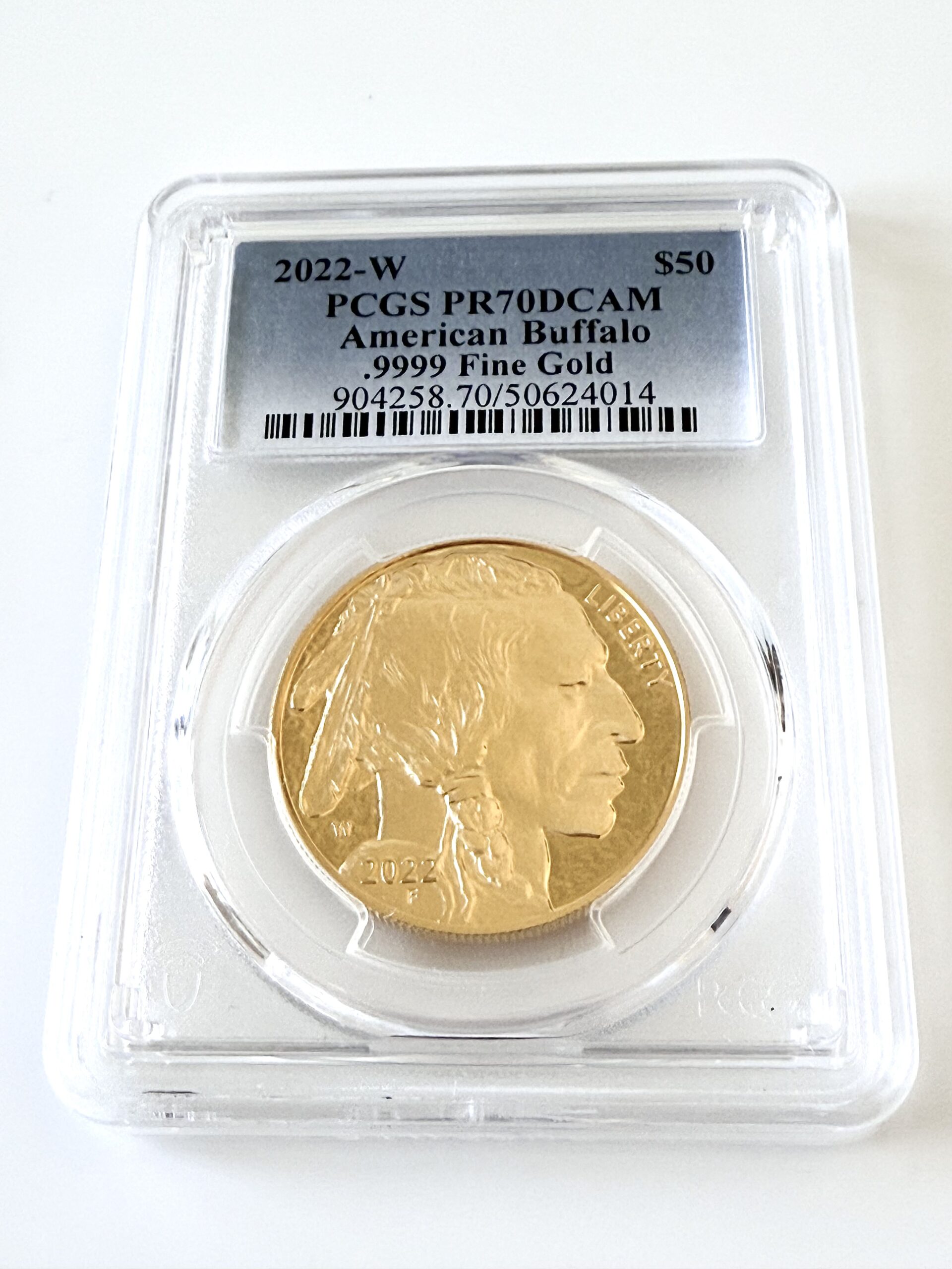 美国- 美国水牛金- 2022 - 50 美元