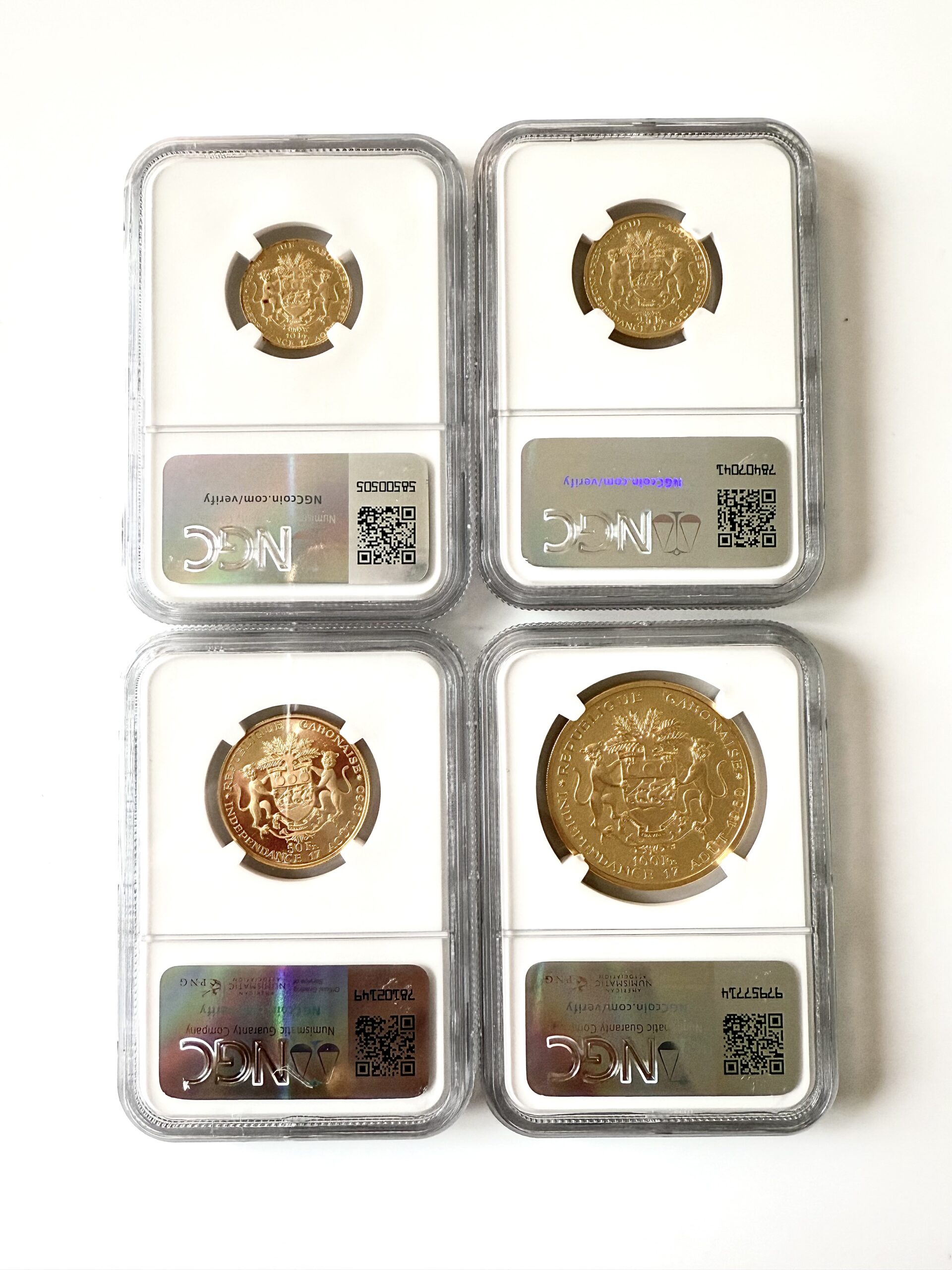 加蓬- 1960 - 法郎- 加蓬独立