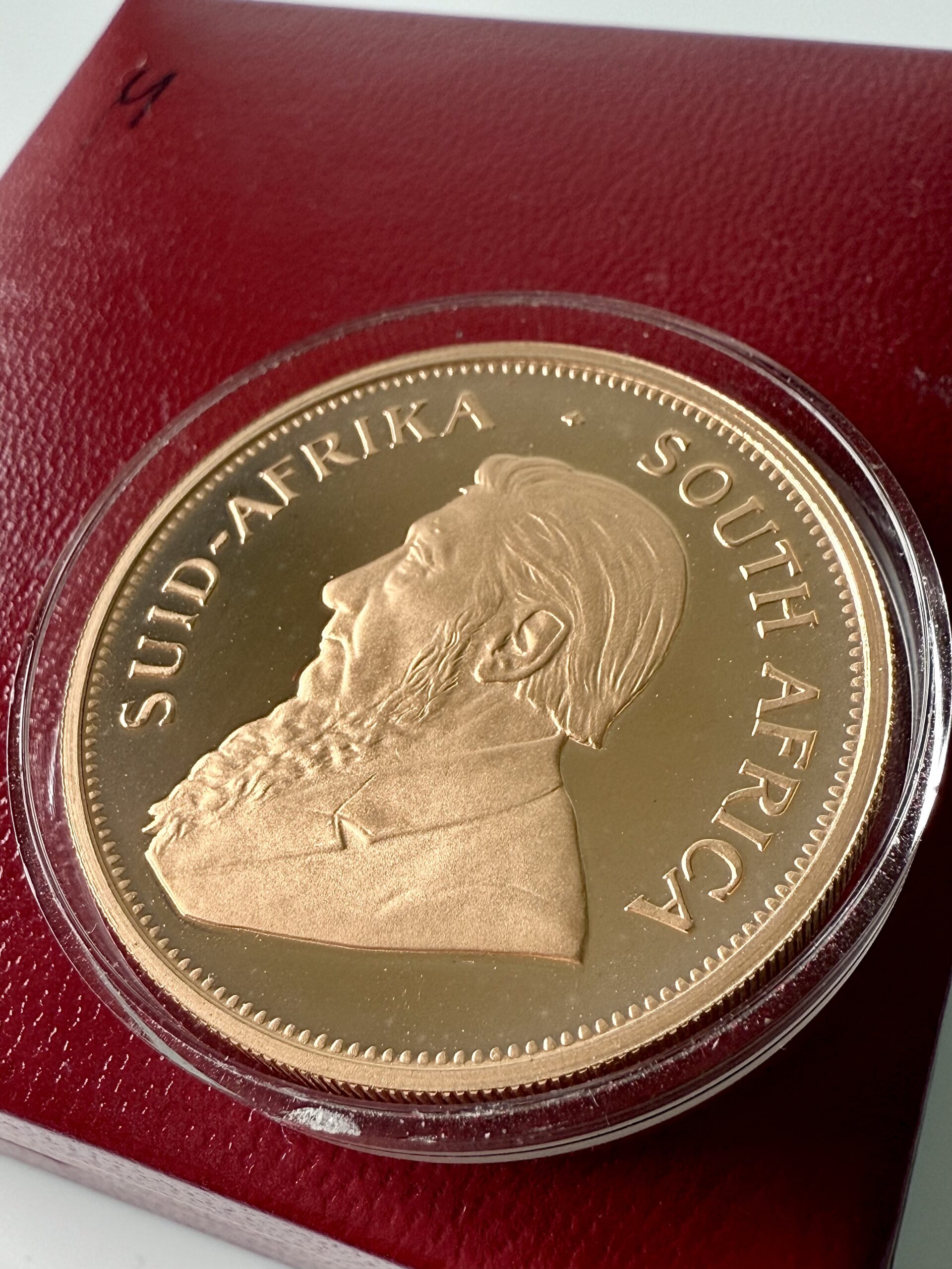 南非克鲁格兰- 1993 年- 1 盎司精制金币- 带壳- RareCoin