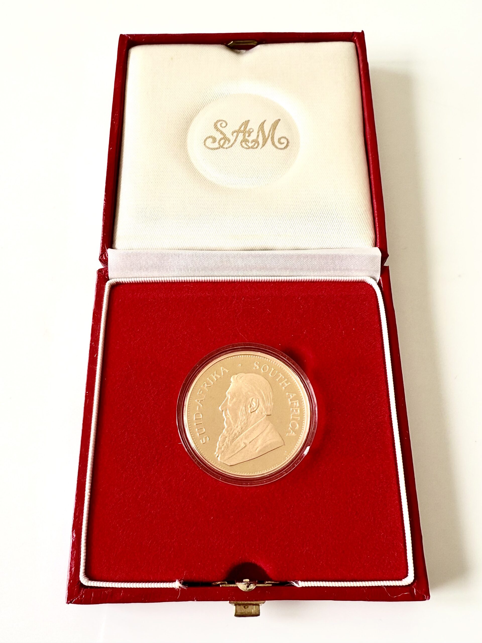 南非克鲁格兰- 1993 年- 1 盎司精制金币- 带壳- RareCoin