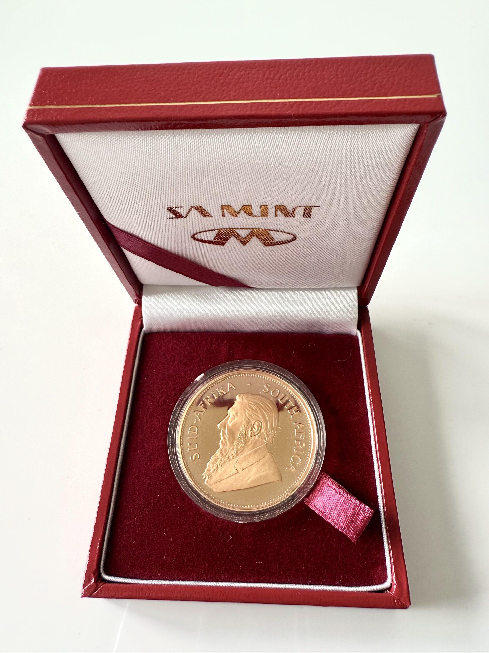 南非克鲁格兰- 1993 年- 1 盎司精制金币- 带壳- RareCoin