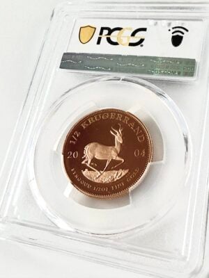 South Africa Kruegerrand 2004 1-2oz Gold Proof PCGS PR69 DCAM