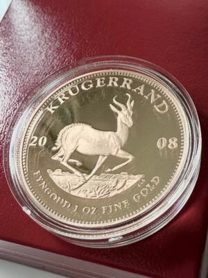 南非 Kruegerrand 2008 1oz 精制金表壳 coa47