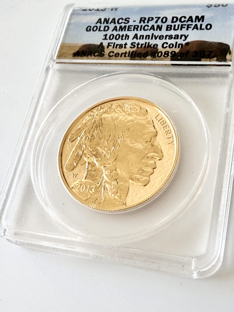 美国 2013 布法罗 50 美元 100 周年纪念 anacs rp70 dcam 089