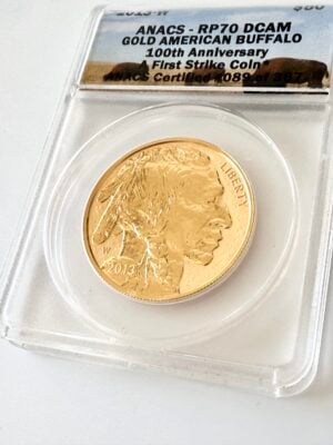 美国 2013 布法罗 50 美元 100 周年纪念 anacs rp70 dcam 089