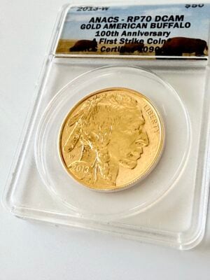 美国 2013 布法罗 50 美元 100 周年纪念 anacs rp70 dcam 090