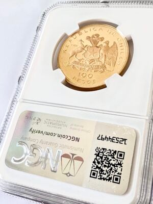 chile-1968-100-pesos-national-coinage-anniversary-ngc-pf66-ucam_2 Chile 1968 100 Pesos National Coinage Anniversary NGC PF66 UCAM