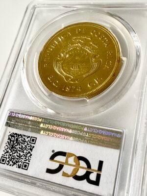 哥斯达黎加-1974-食蚁兽-WWF-1500-科朗-PCGS-ms67_6 哥斯达黎加 1974 食蚁兽 WWF 1500 科隆 PCGS MS67