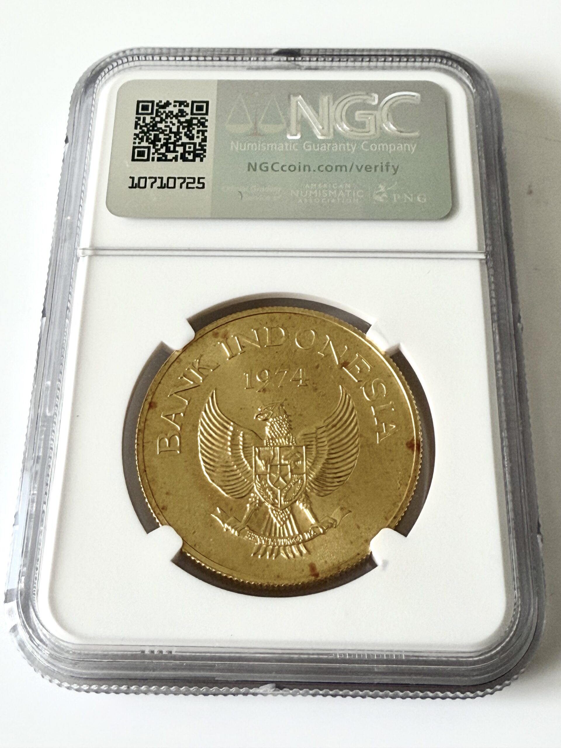 印度尼西亚- 1974 - 100000 印尼盾- 科莫多巨蜥