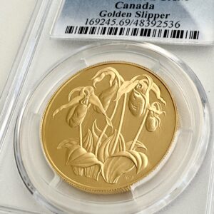 Canada 1999 350 dollari Lady's Slipper Orchid PCGS PR69 DCAM