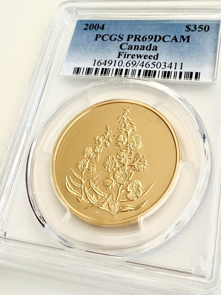 Canada 2004 350 Dollar Yukon Willowherb PCGS PR69 DCAM