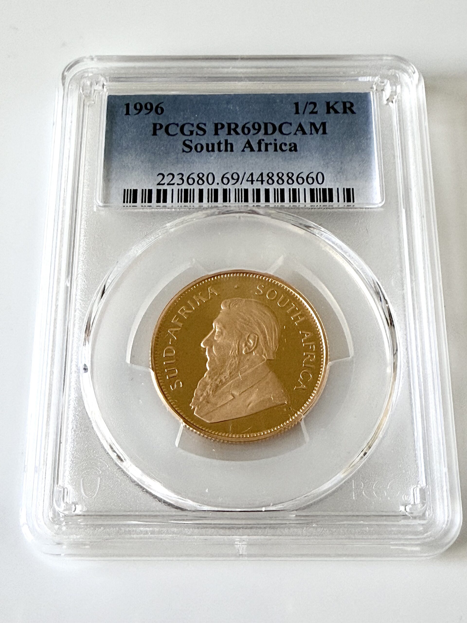 South Africa – Krugerrand – 1996 – 1/2oz Gold Proof