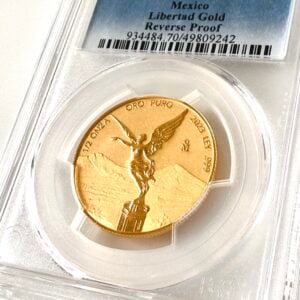 Mexiko Libertad 2023 1-2oz Gold Reverse Proof PCGS PR70