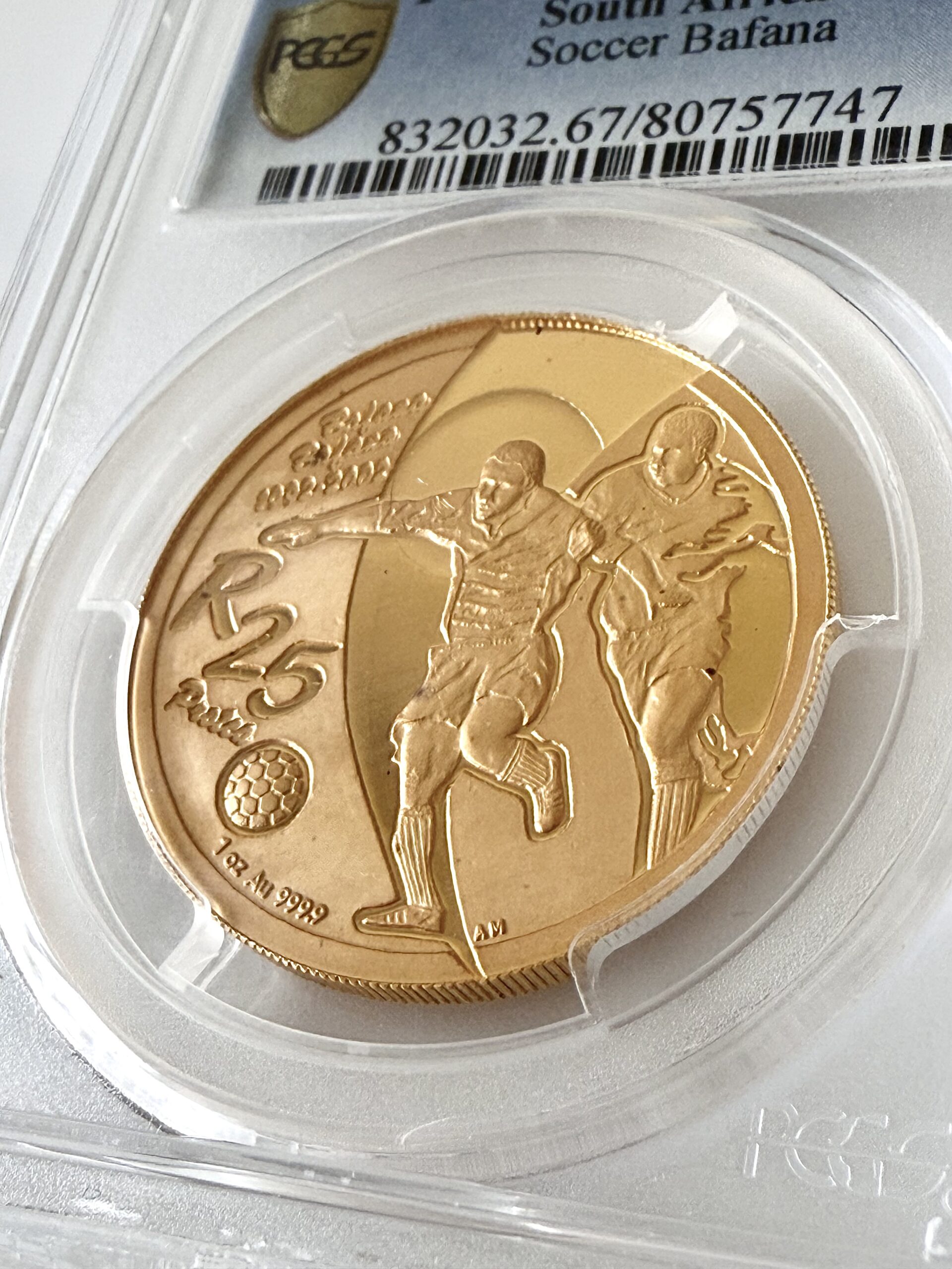 afrique-du-sud-2002-25-rand-soccer-bafana-pcgs-pr67-dcam_5 Afrique du Sud 2002 25 Rand Soccer Bafana PCGS PR67 DCAM