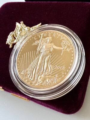 美国2018年美国鹰1盎司金质精制品