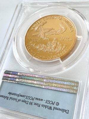 美国-2021-鹰金-50USD-First-Strike-PCGS-PR70-dcam_2 美国 2021 年鹰扬金币 50 美元首次铸造 PCGS PR70 DCAM