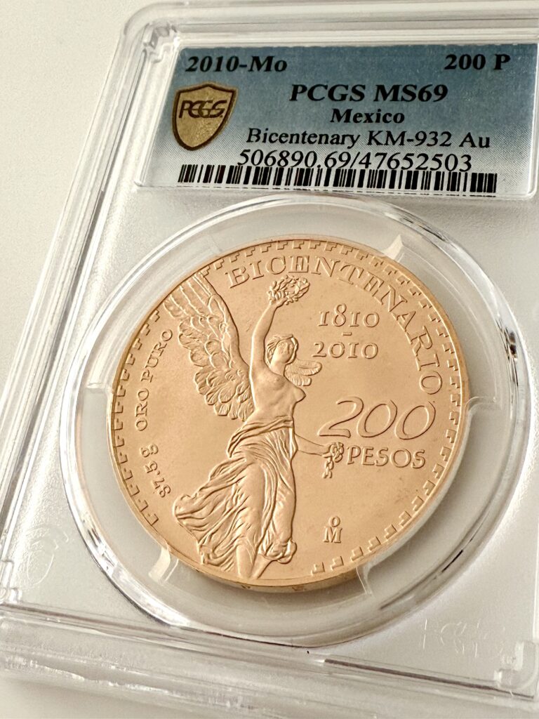 Bicentenario 2010 PCGS MS69