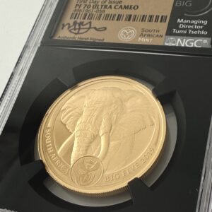 Éléphant Big5 2019 NGC PF70 UCAM FDI