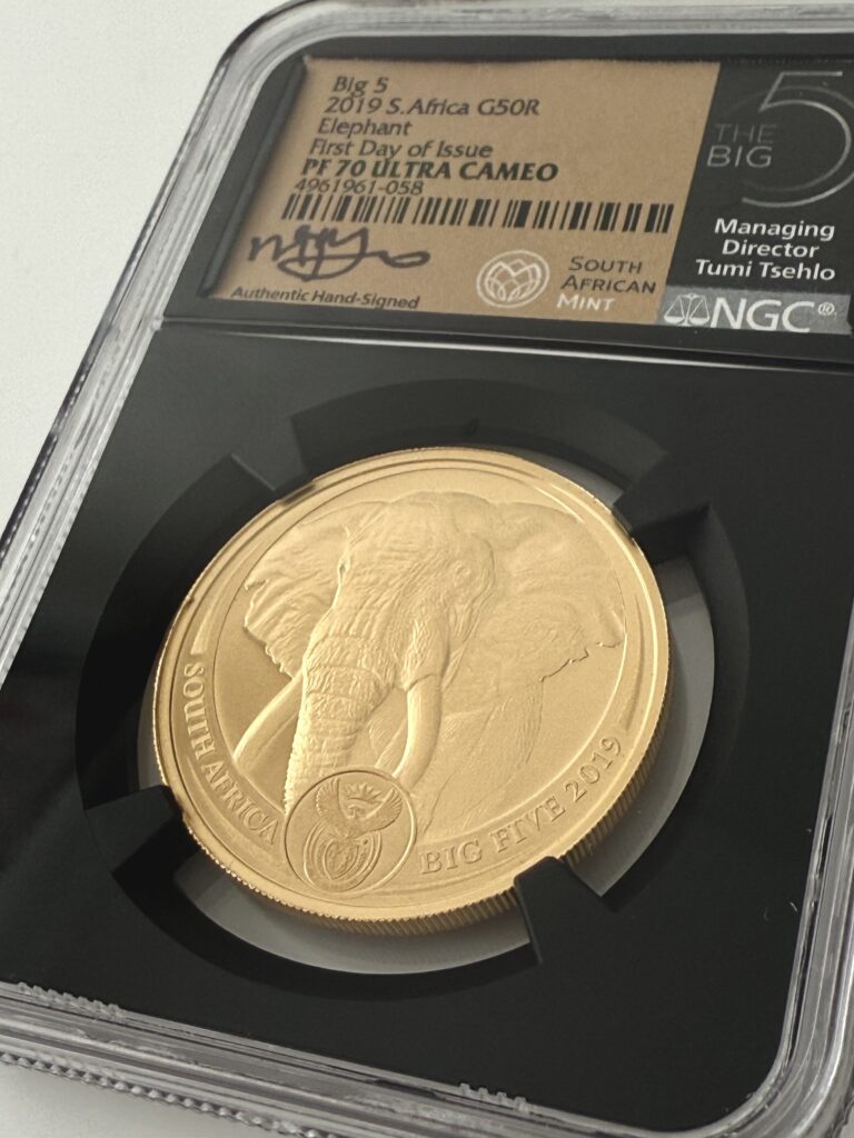 Big5 Elephant 2019 NGC PF70 UCAM FDI