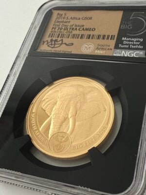 Big5 Elefant 2019 NGC PF70 UCAM FDI