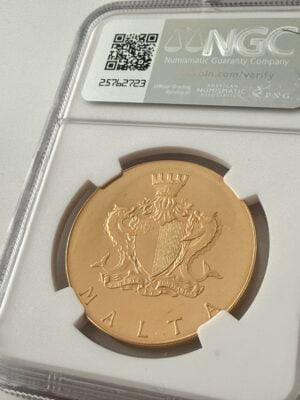 马耳他-1972-50 磅-海王星-NGC-ms68_2 马耳他 1972 年 50 磅海王星 NGC MS68
