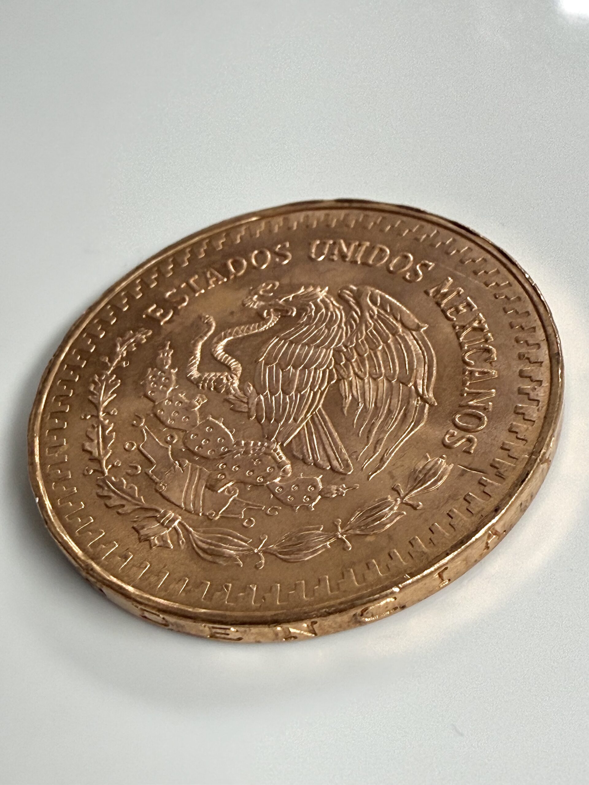 Chapado en Laton ゴールド　D Mexico - 1981 - Libertad - First Issue - 1oz Gold - RareCoin