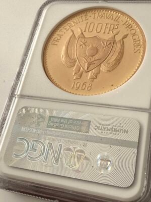 niger-1968-100-francs-unabhaengigkeit-diori-hamani-ngc-pf67-ucam_2 Niger 1968 100 Francs Unabhaengigkeit Diori Hamani NGC PF67 UCAM