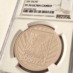 Turkmenistan 2006 1000 Manat my dear NGC PF70 UCAM