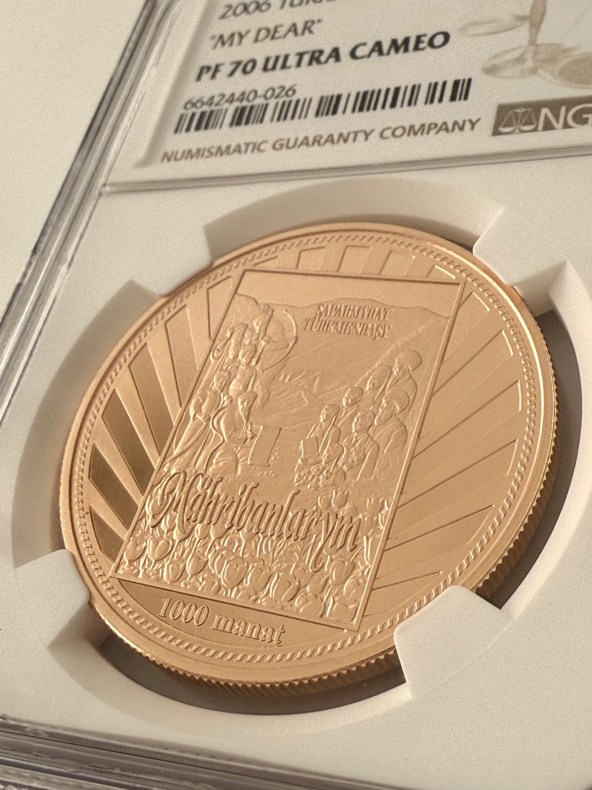 turkmenistan-2006-1000-manat-my-dear-ngc-pf70-ucam_5 Turkmenistan 2006 1000 Manat my dear NGC PF70 UCAM