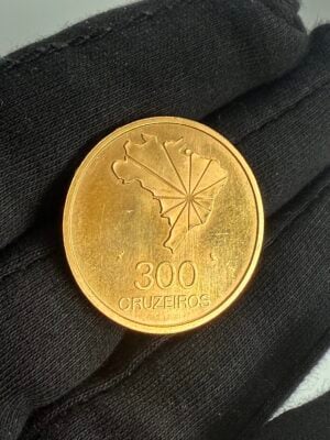 巴西——1972年300年——克鲁塞罗斯——150年独立goldmuenze_2 巴西 1972年 300枚克鲁塞罗 独立150周年金币