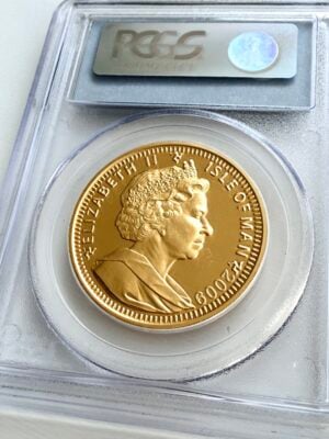 马恩岛-2009-天使-1盎司-黄金-高浮雕-证明-pcgs_2 马恩岛 2009 天使 1 盎司黄金高浮雕精制 PCGS