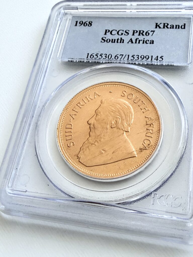 Kruegerrand 1968 Gold 1oz PCGS PR67
