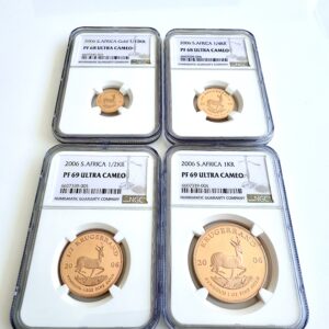 Coffret épreuve numismatique Kruegerrand 2006, gradué NGC