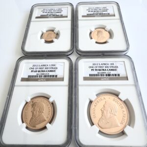 Kruegerrand 2012, un premier coffret de 300 pièces d'or frappées, gradations NGC