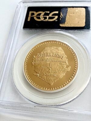 sierra-leone-1966-1-2-golde-5-jahre-unabhaengigkeit-pcgs-pr65_2 Sierra Leone 1966 1-2 Golde 5 Jahre Unabhaengigkeit PCGS PR65