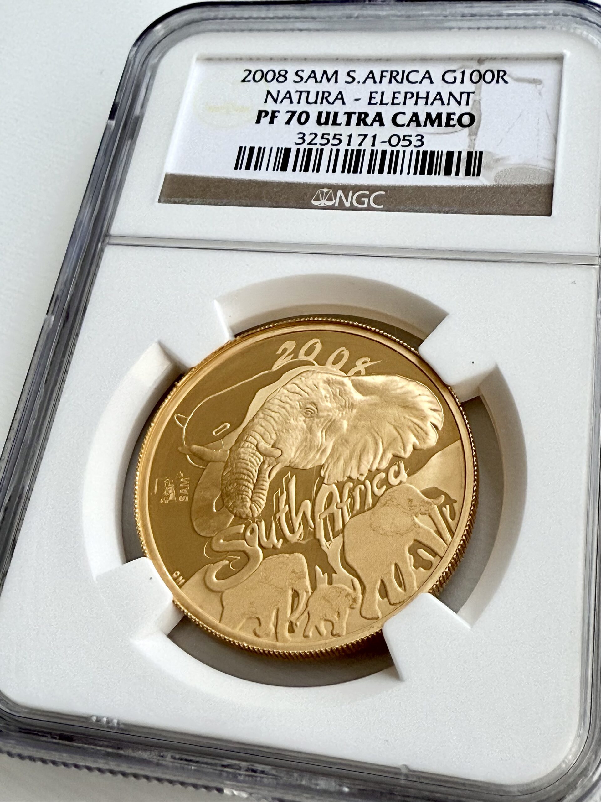 南非– 2008 – 自然– 大象– 枢密院马克SAM