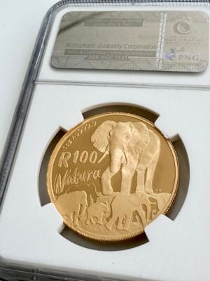 suedafrica-2008-natura-elefant-privy-mark-sam-100-rand-1oz-gold-proof-ngc-pf70-ucam_2 South Africa 2008 Natura Elefant Privy Mark SAM 100 Rand 1oz Gold Proof NGC PF70 UCAM