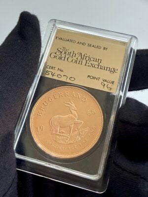 南非 Kruegerrand 1968 1盎司精制金 SAGCE PV96