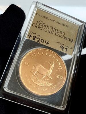 南非 Kruegerrand 1969 1oz 精制金 SAGCE PV97