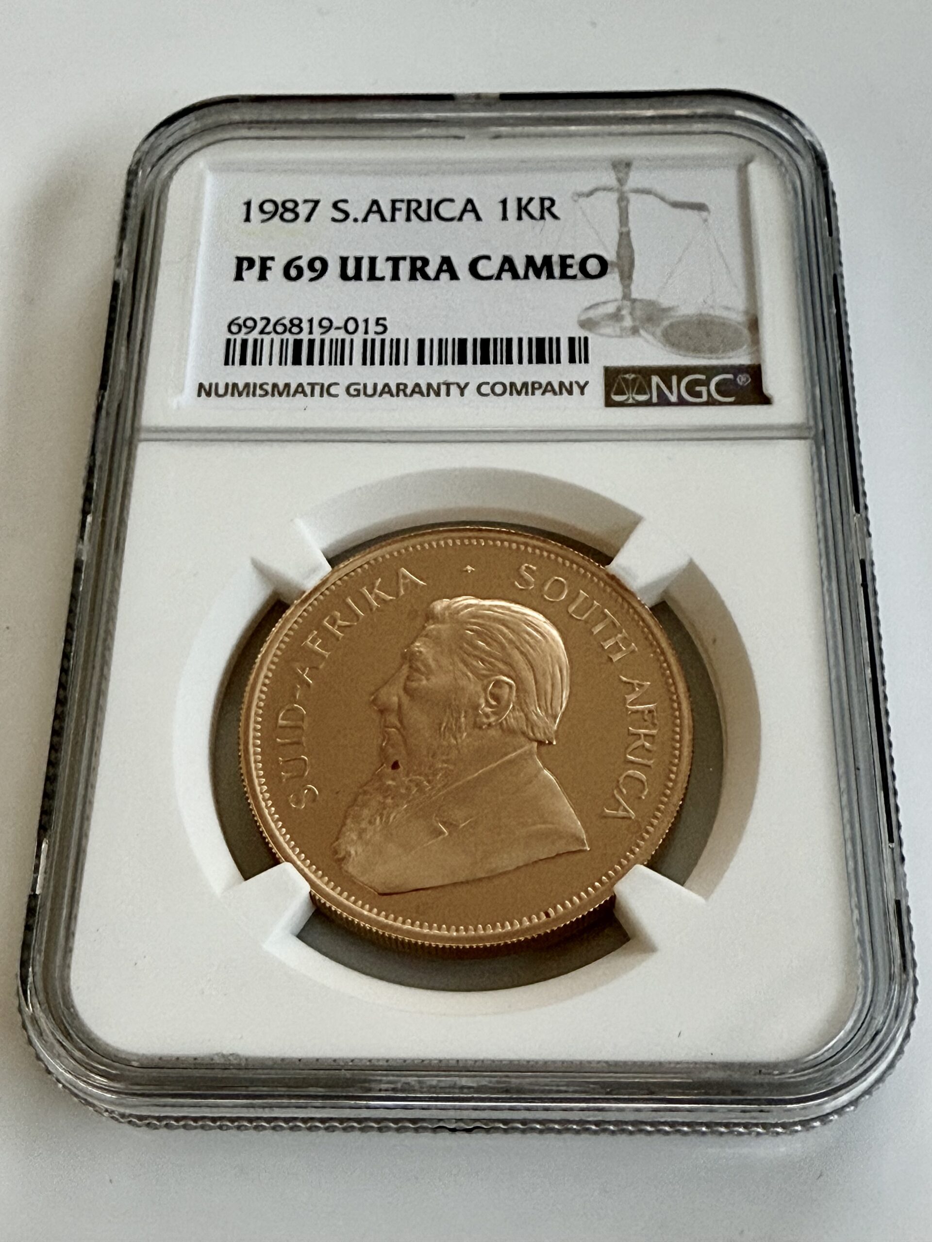 南非– 克鲁格兰– 1987 – 1 盎司
