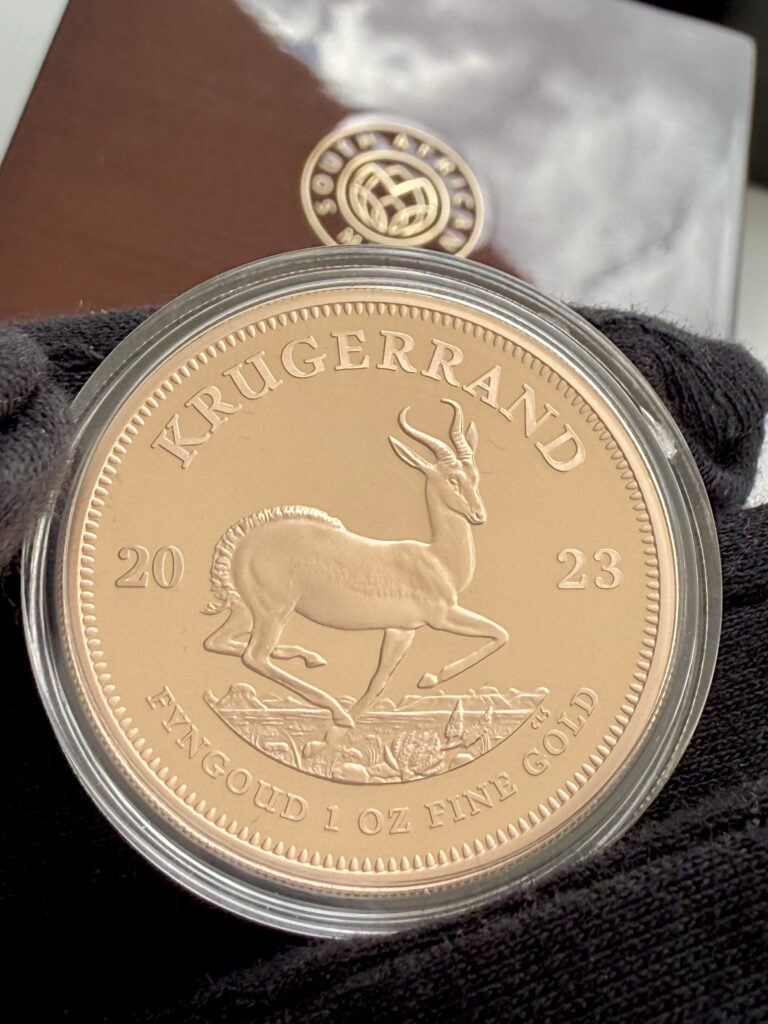 Krugerrand 2023 – 1 oz Goldmünze in Proof-Qualität