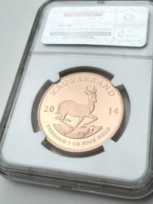 南非-克鲁格兰德-2014-首创-300-铸造-1盎司-精铸金-NGC-PF70-ucam_2 南非2014年克鲁格兰1盎司精制金,NGC PF70 UCAM,首创300枚 – 稀有珍藏版