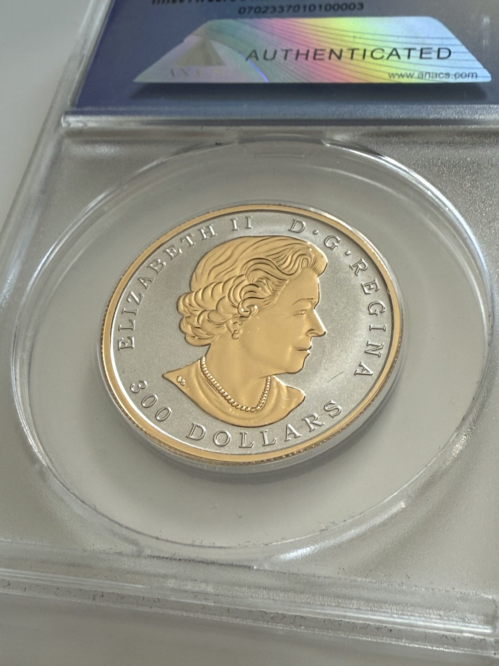 加拿大2018 年永远的枫叶– 白金RP70 DCAM