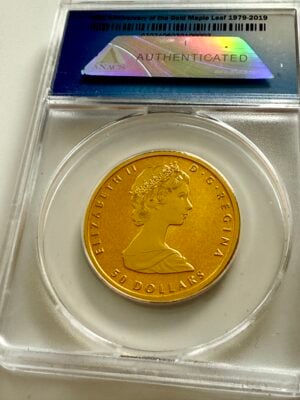 加拿大-2019-枫叶-40 周年-anacs-rp70-dcam-first-release_2 2019 加拿大金枫叶 40 周年 – ANACS RP70 DCAM 首次发布