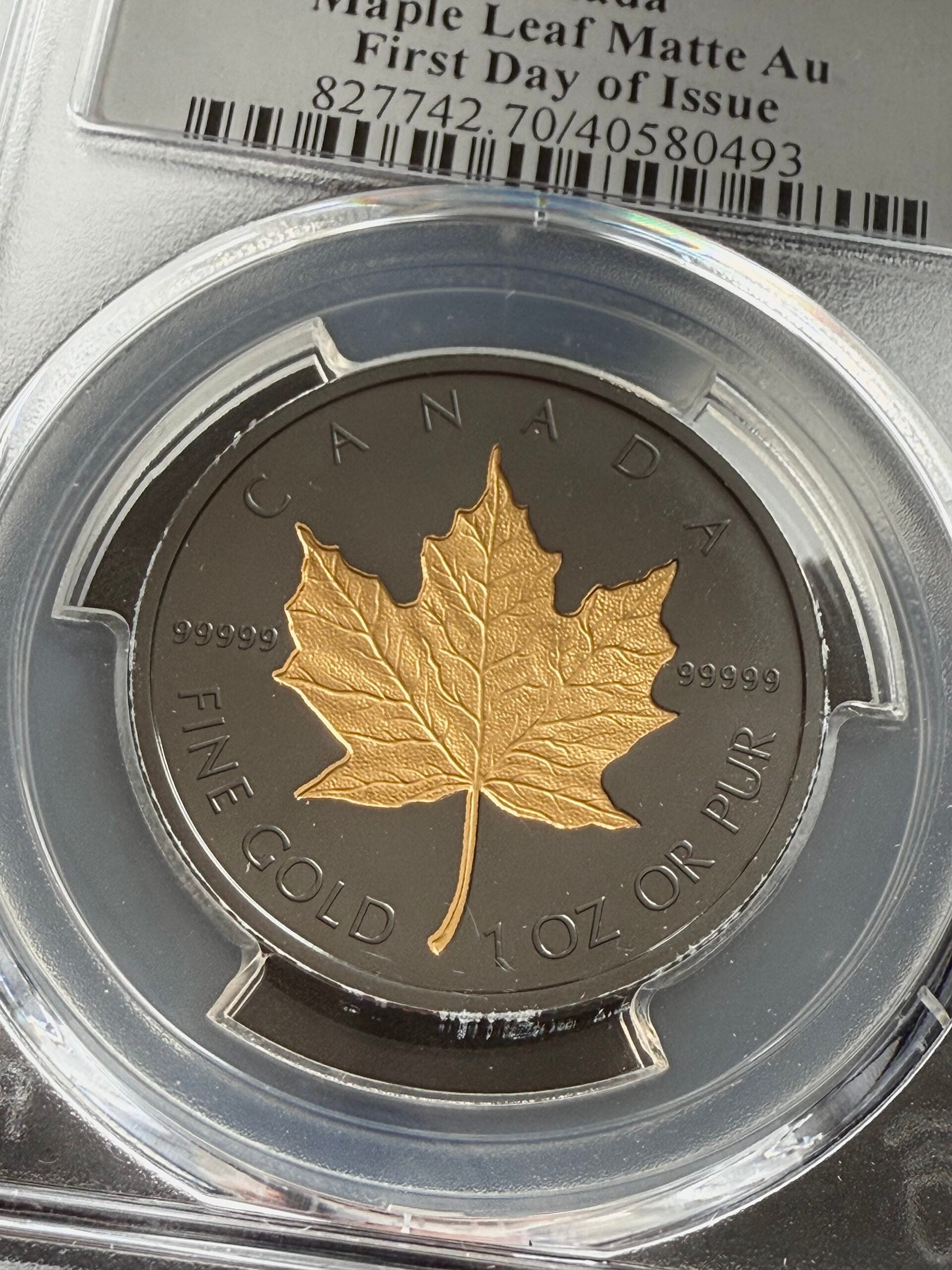 2020 Canada 1oz Gold Maple Leaf PR70 FDI PCGS