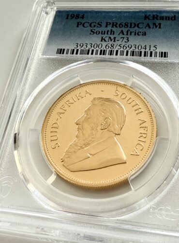1984 Südafrika Krugerrand 1 oz Gold – PCGS PR68 DCAM Proof